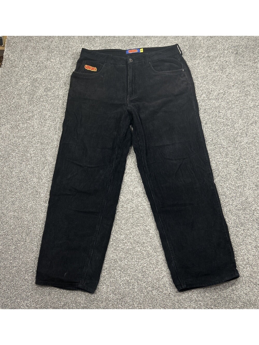 Empyre Men’s Black Corduroy Jeans Size 34 Streetwear